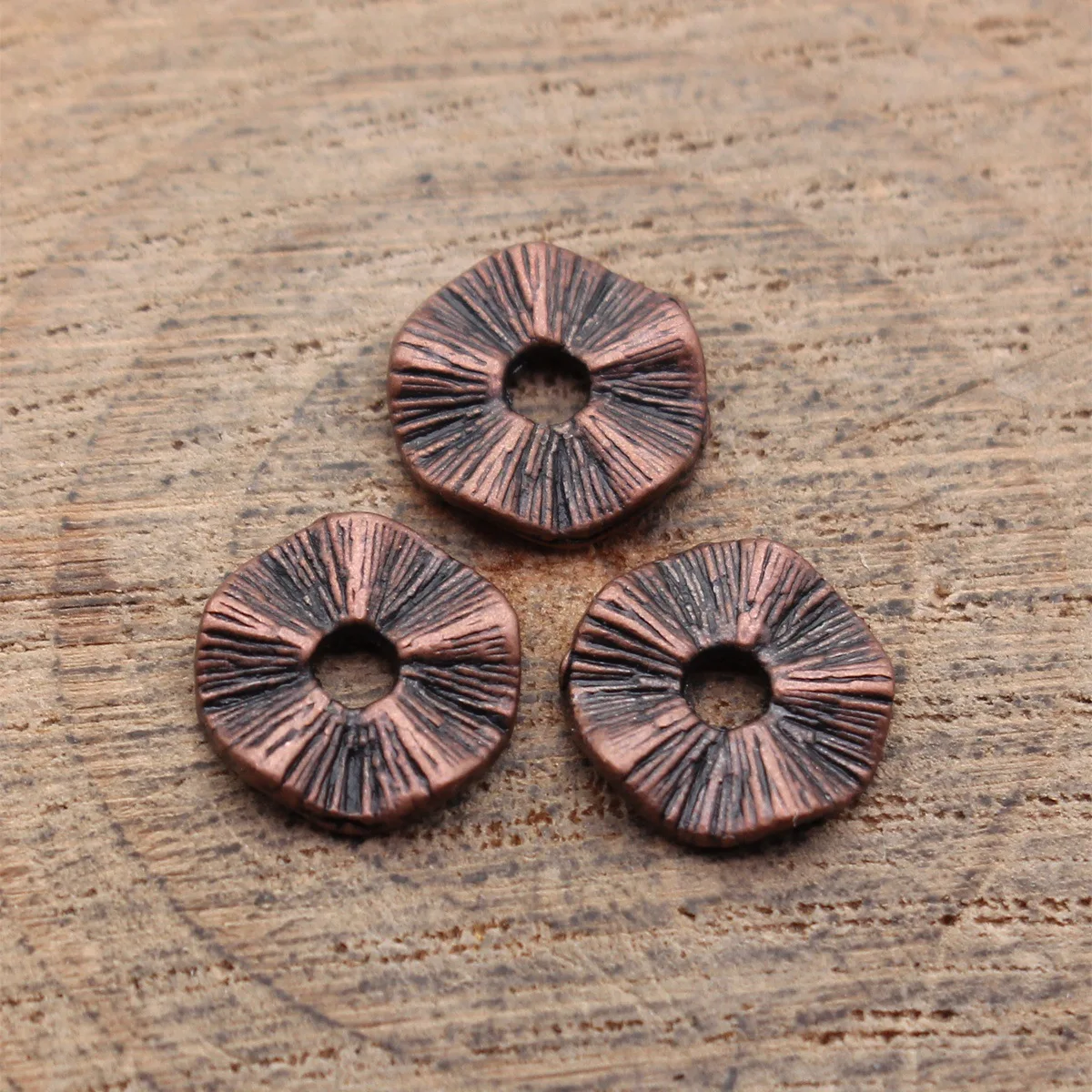 Circle Flat Position Spacer Beads Alloy Blank Disc Bulk Beaded Jewelry Making Supplies For DIY Charm