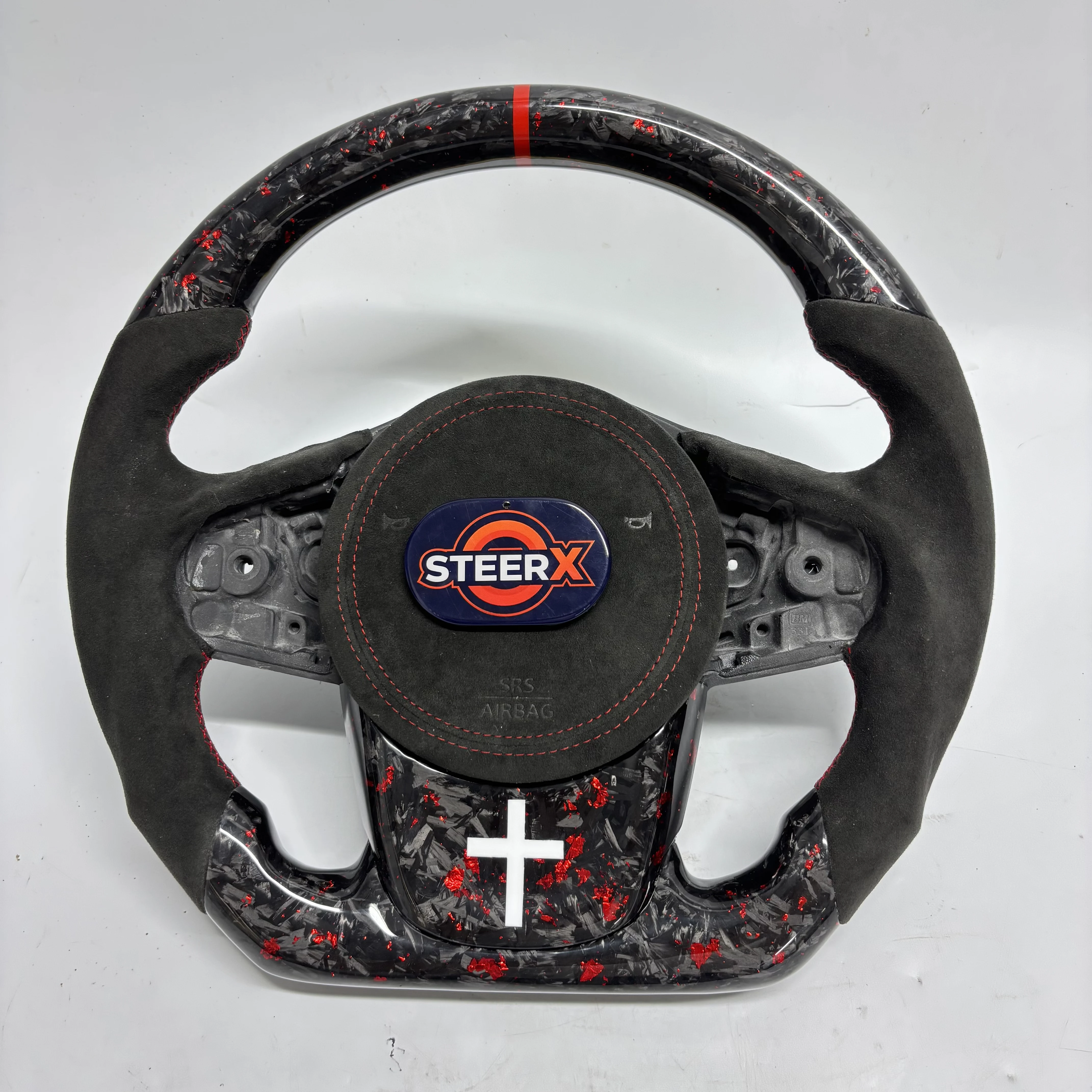 

Carbon Fiber Car Steering Wheel Fit For Toyota GR Supra 2020-2024 MKV A90 Customized Supra Steering Wheel Perforated Leather
