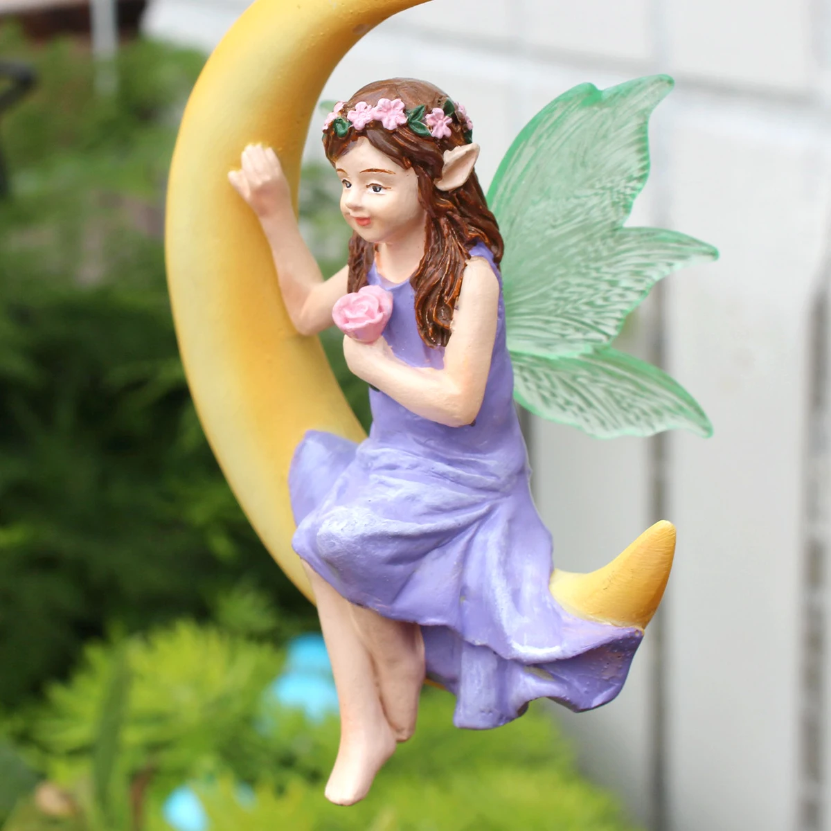1pcs Pure Love, Moon Fairy, Valentine\'s Day Gift, Family Gift, Spring Garden Decoration Pendant, Handmade Resin Crafts