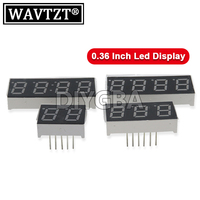 5PCS/LOT 0.36 Inch Led Display 7 Segment 1 Bit/2 Bit/3 Bit/4 Bit Digit Tube Red Common Cathode / Anode Digital 0.36 Inch LED