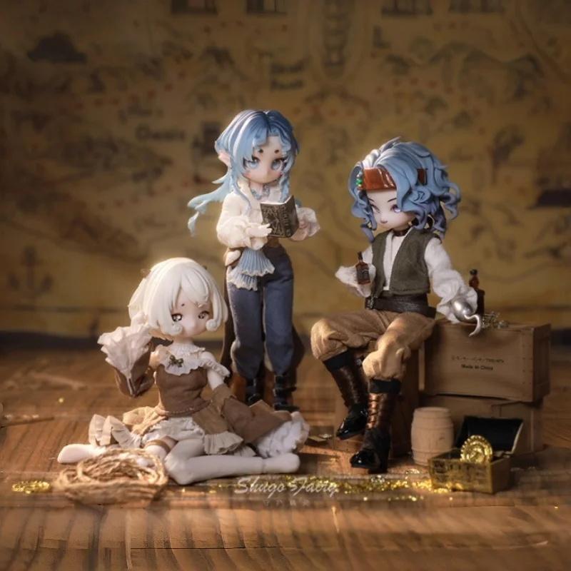 Nowa Oficjalna Figurka Shugafairy Pirat Lost Beacon Bjd 8-Point Blind Box, Figurka Akcji z Ruchomymi Stawami z Żywicy, Kolekcjonerska Zabawka