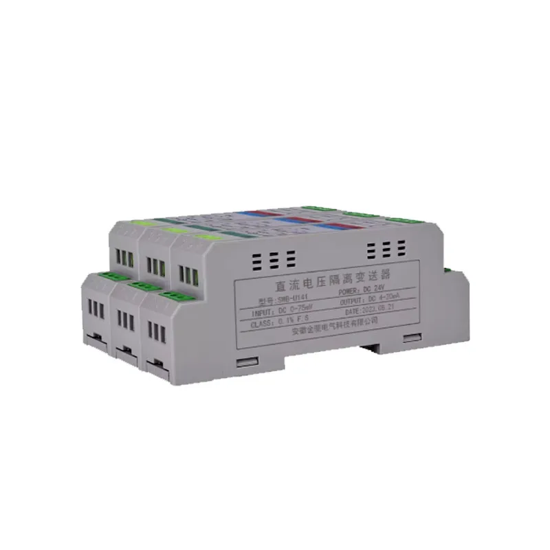 DC Signal Isolator Distributor Converter 4-20mA 0-20mA 0-75mV 5V 10V Current And Voltage Intelligent Isolation Transmitter