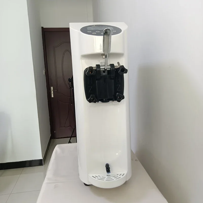 1000 واط آلة الآيس كريم الصغيرة سطح المكتب فوهة واحدة آلة آيس كريم ناعم القوام آلة الزبادي الأعمال المنزلية الاستخدام المزدوج #5