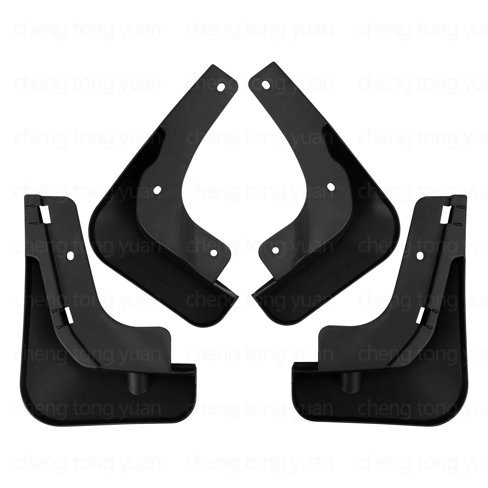 Mudguards FOR VW Volkswagen Lamando L 2022-2026 Fender Mudguard Vehicle Exterior Decor ABS Material Protective Car Accessories 4