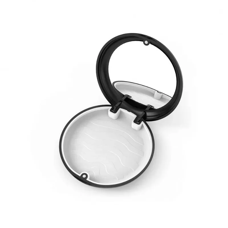 2pcs Stainless Steel and Plastic Orthodontic Aligner Tray Retainer Case with Magnetic Closure s