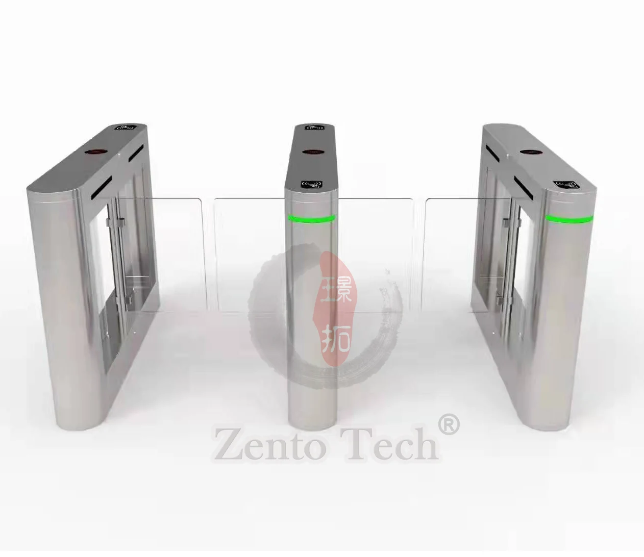 Competitive Price with High Performance Face Recognize Access Control System Gym Security Entrance Checking Swing Turnstile Gate