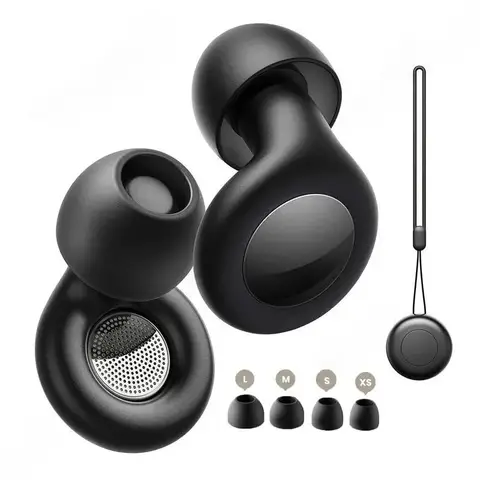 Silicone Earplugs for Sleep Noise Cancel Noise Reduction-Soundproof Reduce Disturbances -Quality loop Earplugs