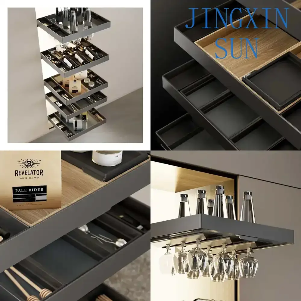 Cajón extraíble alto con cesta de cristal para armario, organizador de despensa para cocina, baño, clóset, compatible con IKEA PAX KALLAX BILLY