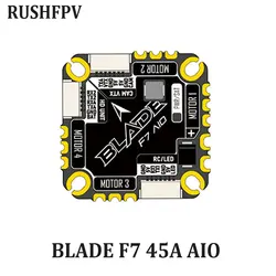 Kontroler lotu RUSHFPV BLADE F7 45A AIO F722 Wbudowany BLHELI_32 45A 4w1 ESC 3-6S LiPo dla drona FPV Freestyle