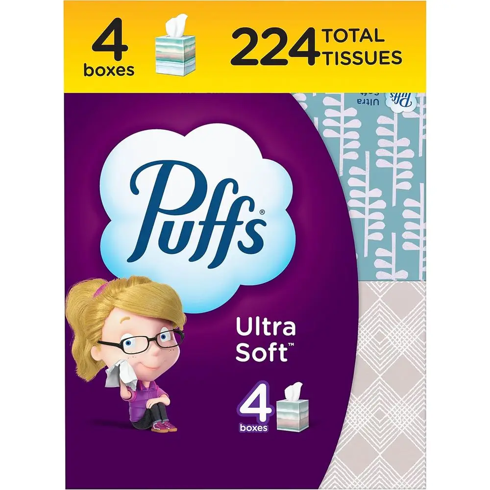 

Ultra Soft Tissue, 4 Packs, 56 Sheets Per Pack