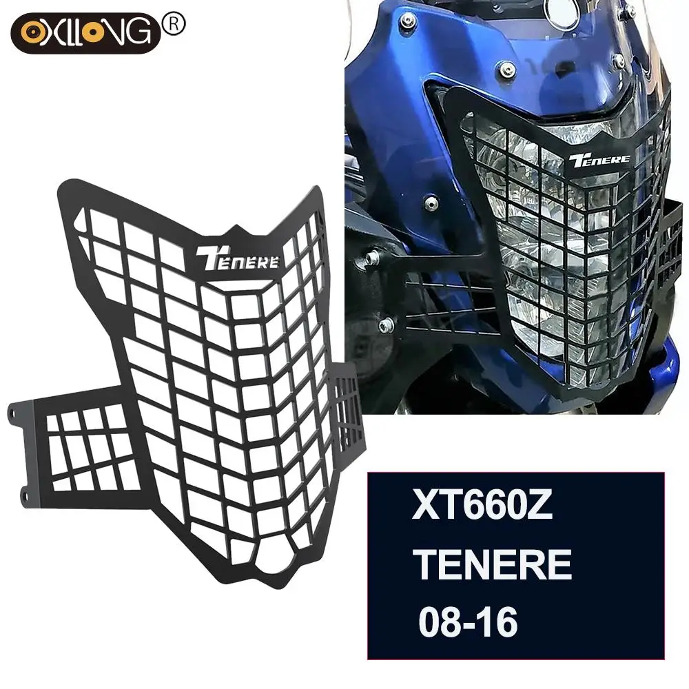 

FOR YAMAHA XT660Z SUPER TENERE 2008 2009-2016 Motorcycle Headlight Guard Protector Grille Cover XT660Z Tenere Radiator Guards