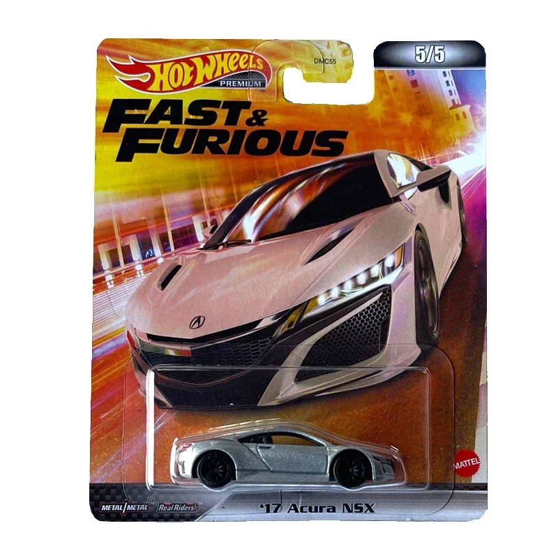 Original Hot Wheels Premium 1/64 Alloy Car Fast & Furious Retro Series Mitsubishi Nissan Skyline Acura Model Toys for Boys Gifts