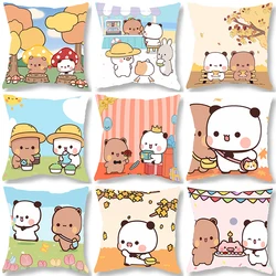 Cute Bear Bubu Dudu Pillowcase Kawaii Cartoon Animation Living Room Sofa Cushion Cover Bedroom Room Home Decoration Gift