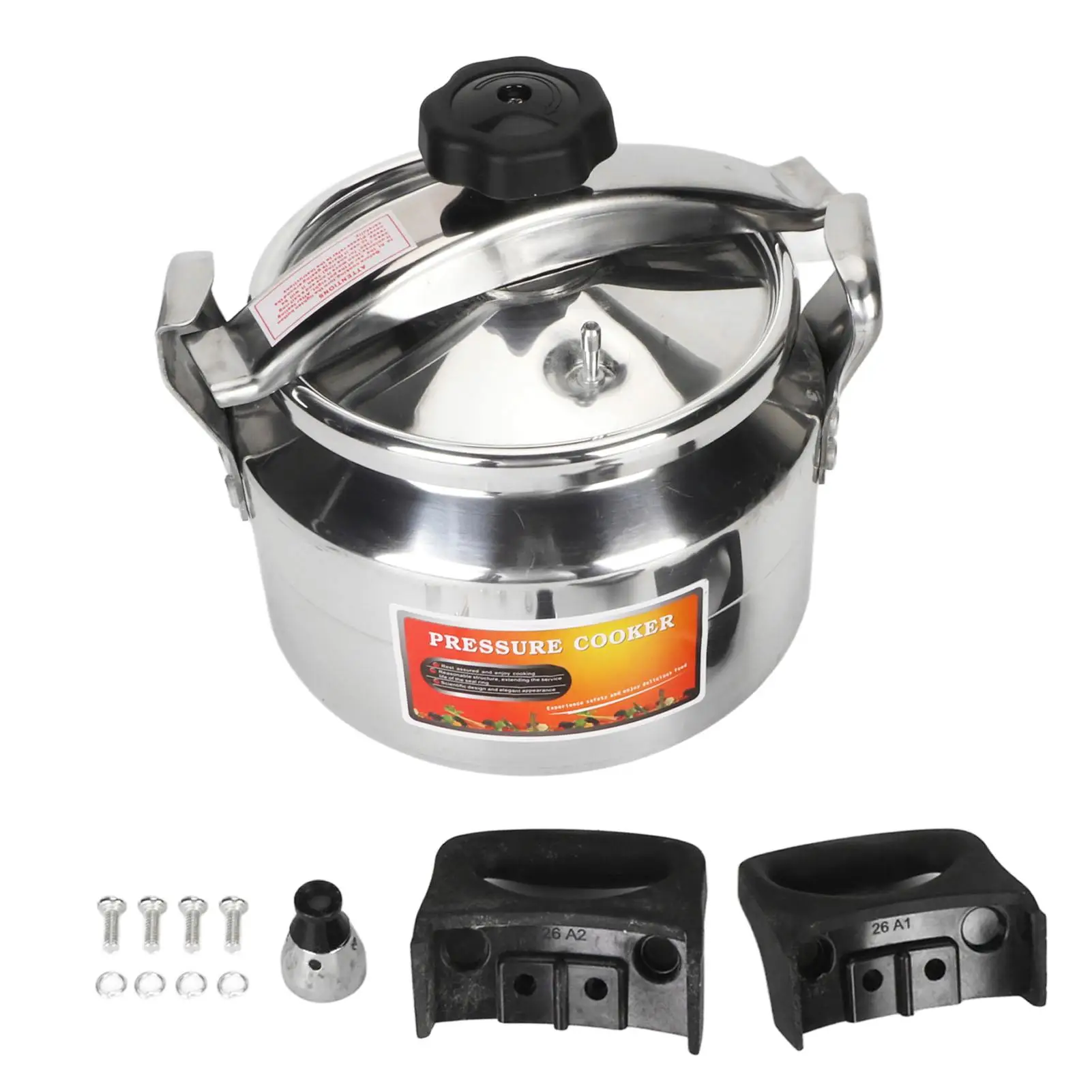 

Large Capacity Explosion-Proof Pressure Cooker for gas & Induction Stoves