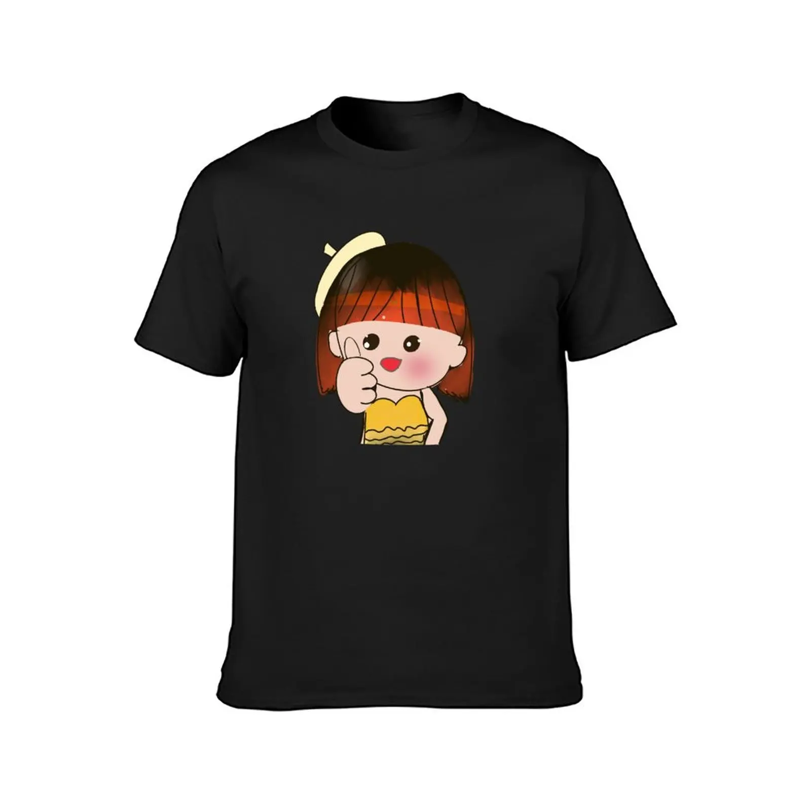 Thumb up girl T-Shirt for a boy tops tees cute tops mens t shirt graphic