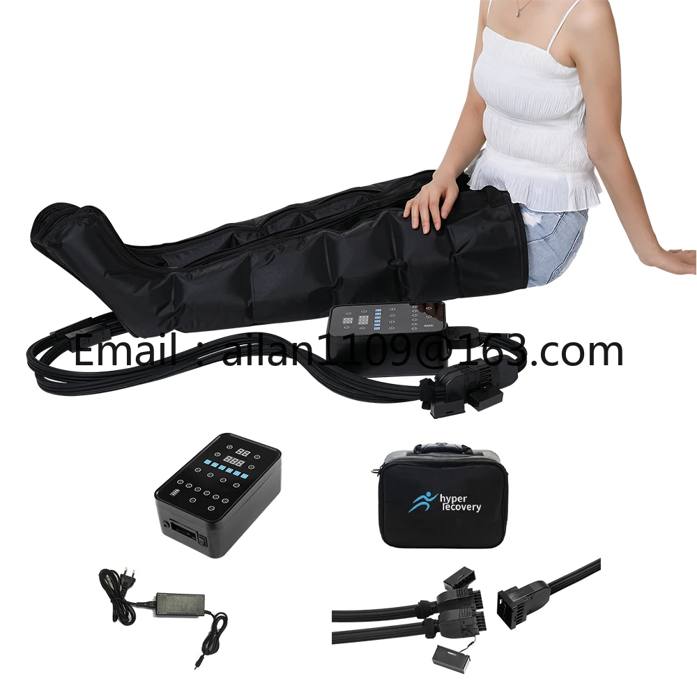 Air Compression Recovery Pump Boots Leg Massager Blood Circulator COMPRESSION PANTS Hyper Recovery Massager