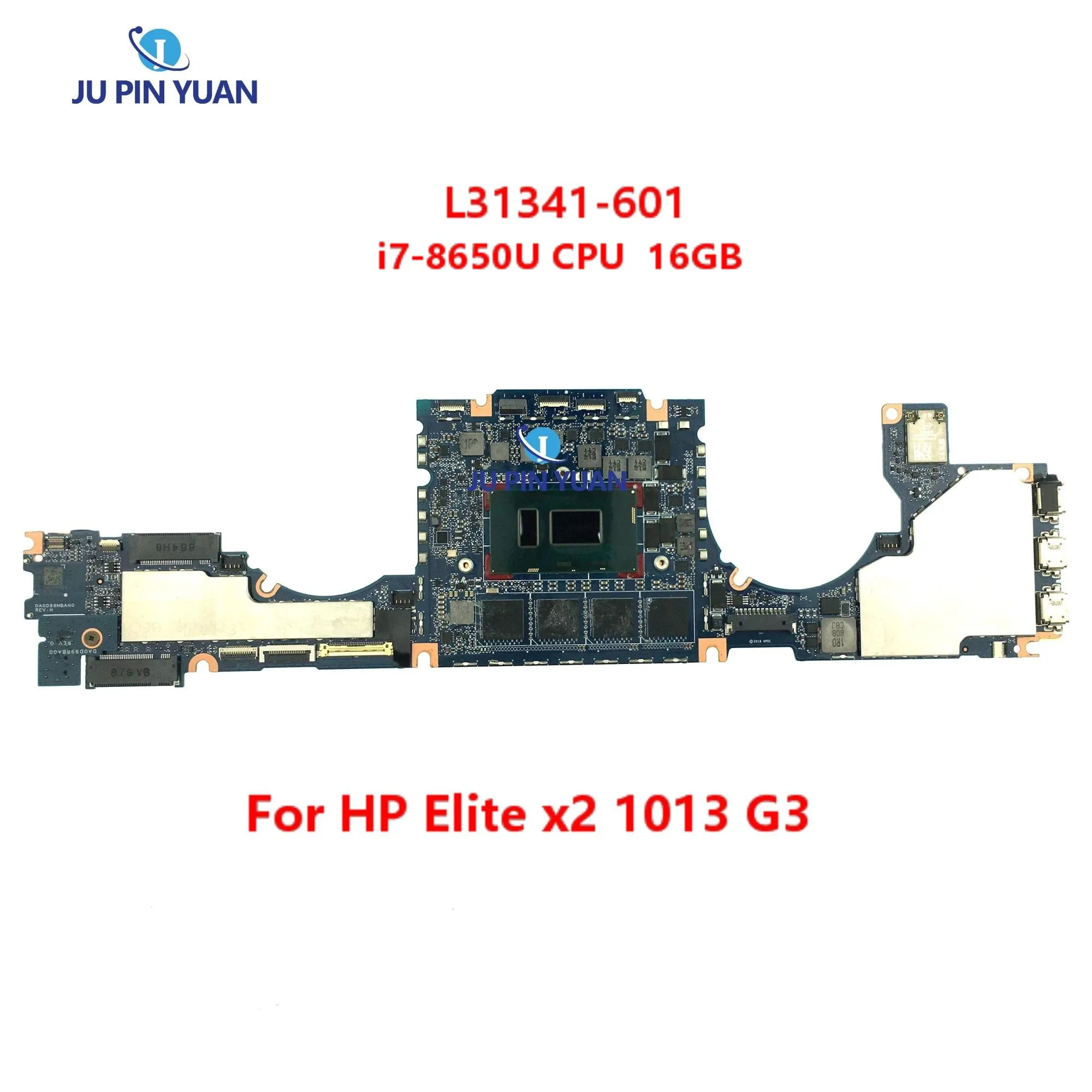 

For HP Elite x2 1013 G3 Laptop Motherboard DA0D99MBAH0 D99 L31341-601 L31341-001 with i7-8550U i7-8650U CPU 16GB RAM Notebook