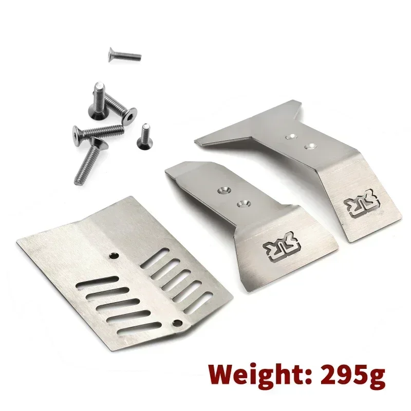 Chasis de acero inoxidable, armadura de coche de carreras RC para Arrma 1/8 Nero 6S Big Rock AR106017, piezas mejoradas de coche RC