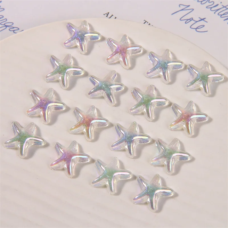 

100ccs/lot uv color print 18mm cartoon stars shape resin cabochon beads diy jewelry earring/garment/hair accessory