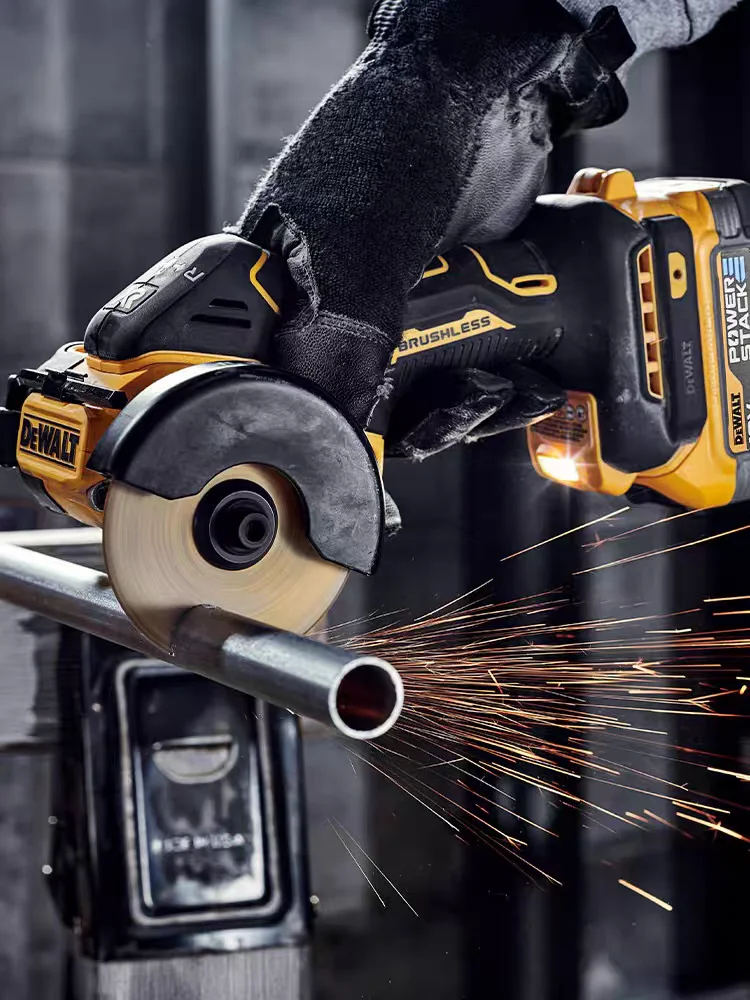 

DEWALT DCS438N Cutting Saw, 20V Lithium Battery, Brushless Handheld Metal & Tile Cutting Saw, Little Steel Warrior