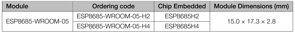 Espressif Modulo ESP8685-WROOM-05-H4