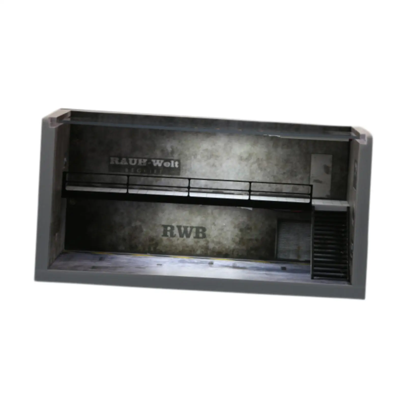 Vetrina per auto modello 1/64 con luce LED e scatola espositiva con copertura in acrilico