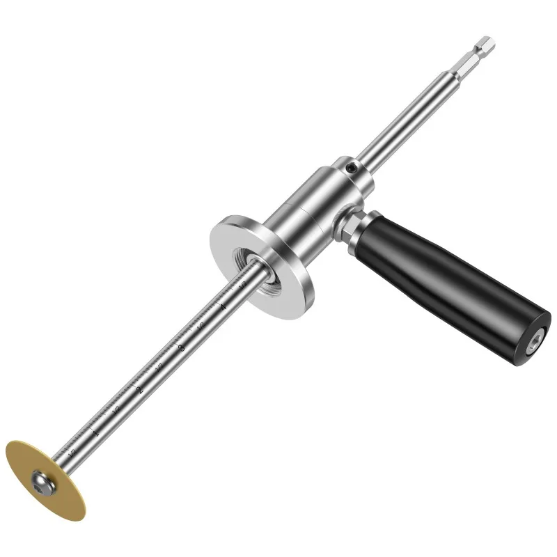 Adjustable PVC Pipe Cutter with Scale Rod, Plumbing Installation Tool for Drainage Pipe Cutting Work
