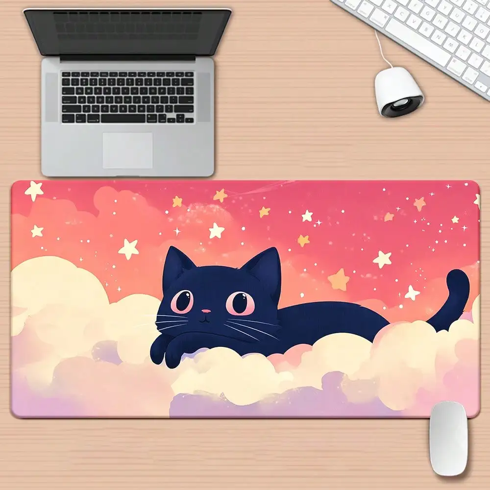 

1pc Cute Kitten Pattern HD Printed Pad For Desk, Multi Functional XXL Mousepad, Keyboard Gaming Mouse Mats, Office Computer PC Gamer Desk Mat.Gifts For Family Friends