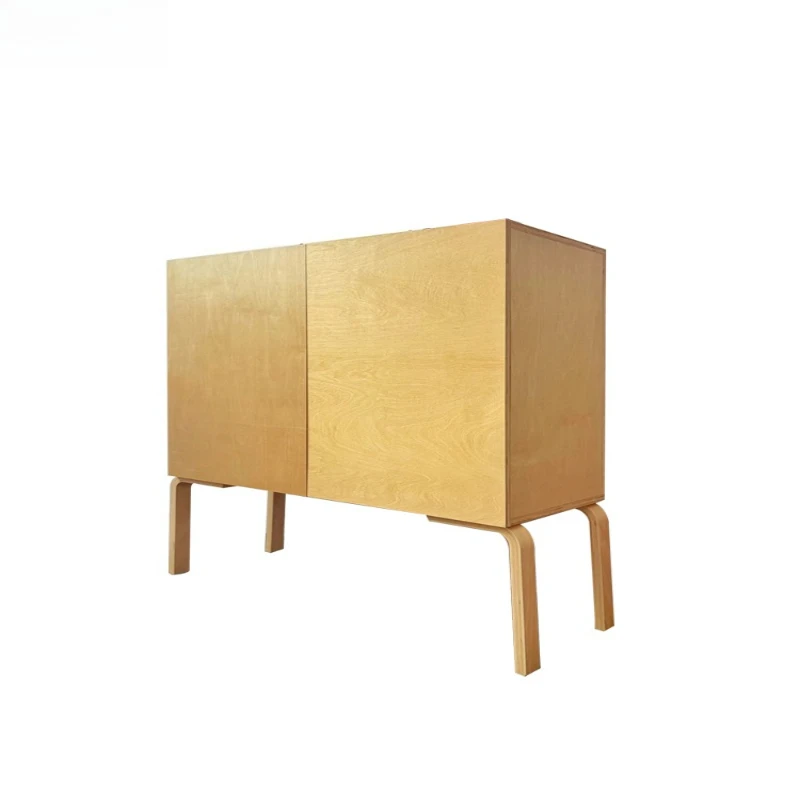 

Full birch ocean board dining side cabinet living room wall integrated locker