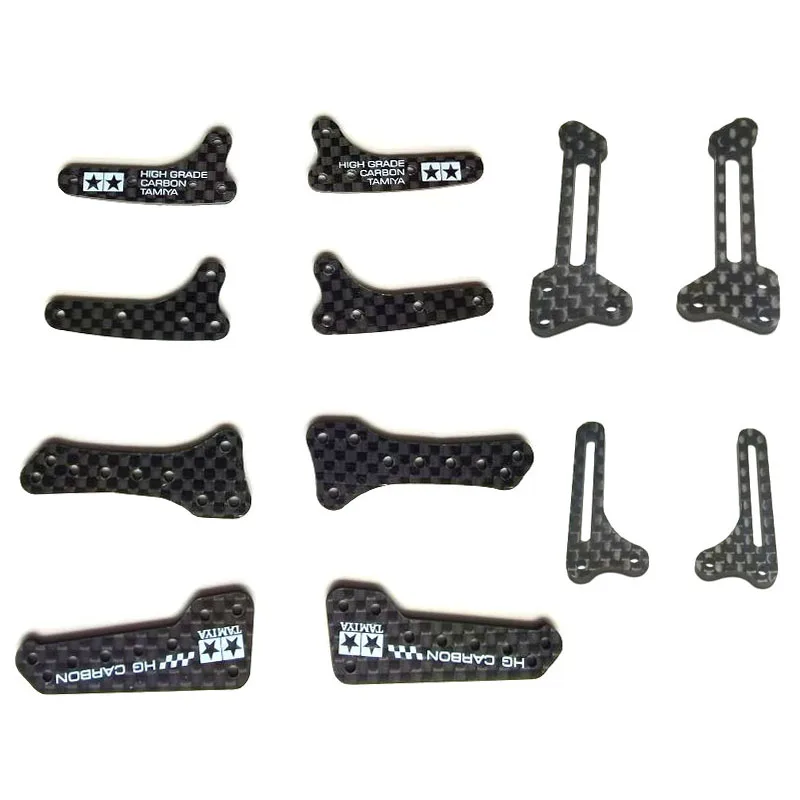 1Pair 95453/15490/95601/94970 1.5mm Carbon Fiber Side Stays AR/MA/VZ/FMA Middle Wing Reinforcing Plate Tamiya Mini 4WD Car