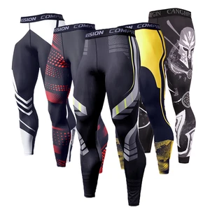 Men's Running Leggings Rapid Dry, SportSwear, Fitness Gymnasium Fair Pants Training, Sport Pants, Compression Sports Pants 8 Main Sales Gym clothes - №2