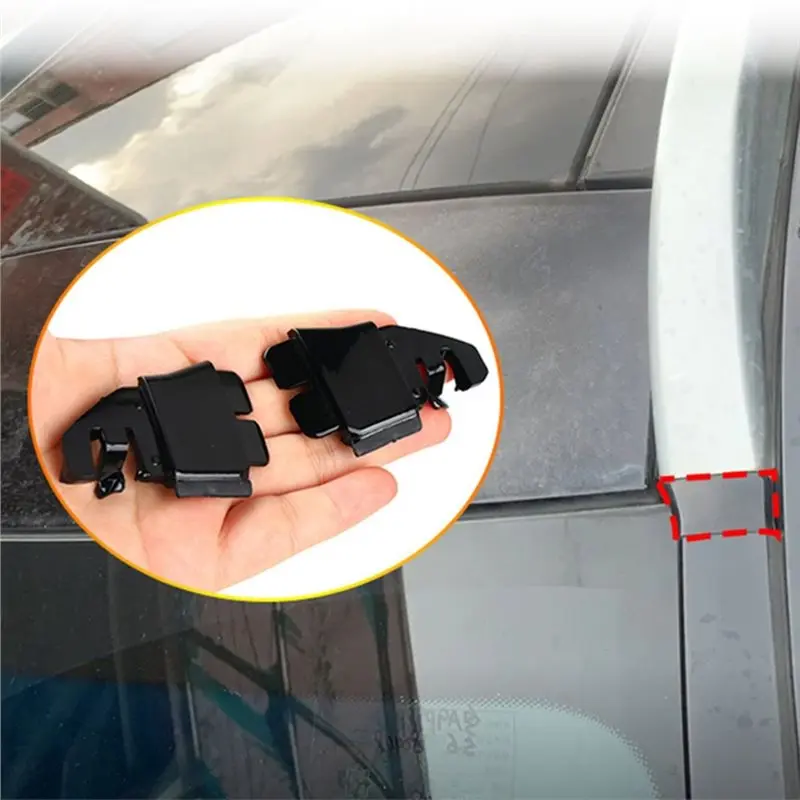 For GLC Class W253 2020-2023 Car Roof Running Water Cover Plate Roof Rail Trim 4