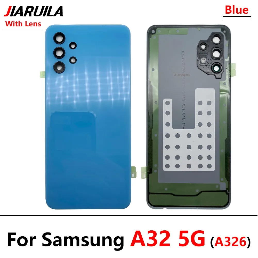 NEW Battery Back Cover Rear Door Replacement Parts Housing Case With Ahesive Sticker For Samsung A32 4G A325F / A32 5G A326B