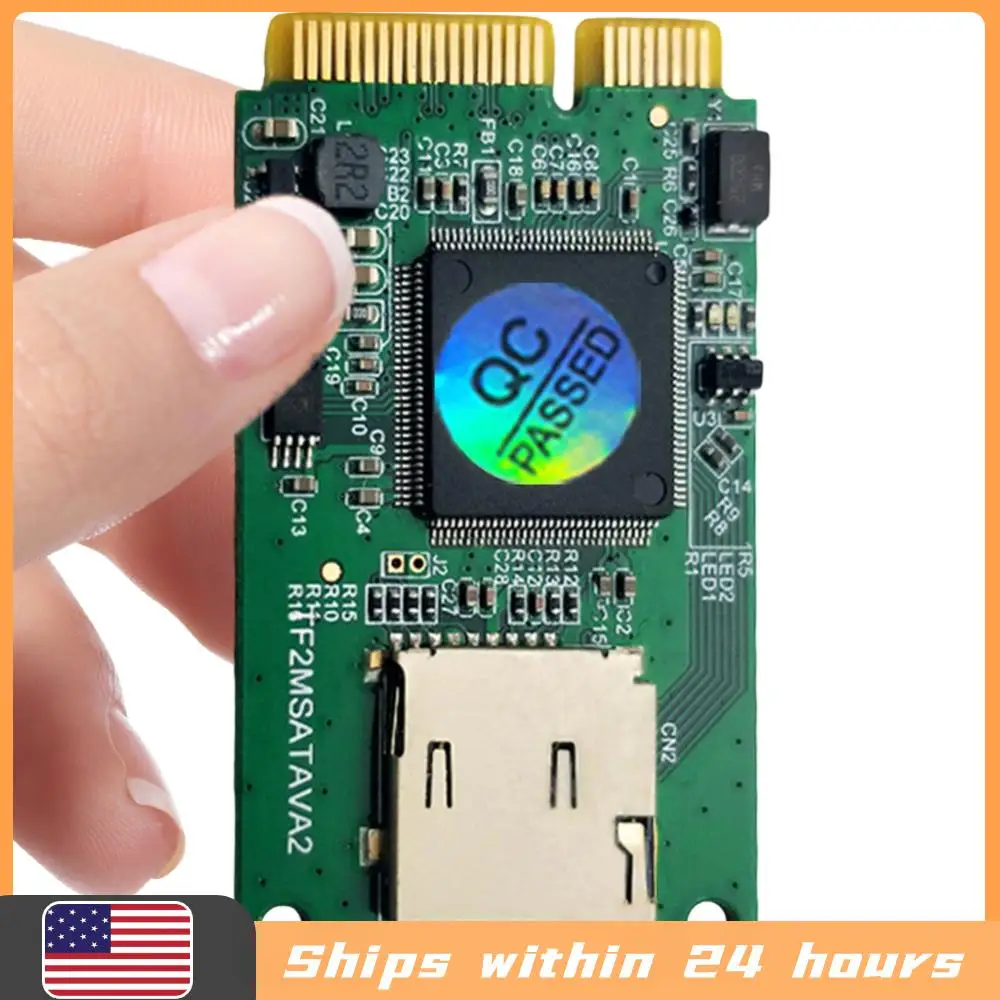 

1/2Pcs Micro SD TF Card To MSATA Converter Adapter for Notebook High Speed SSD