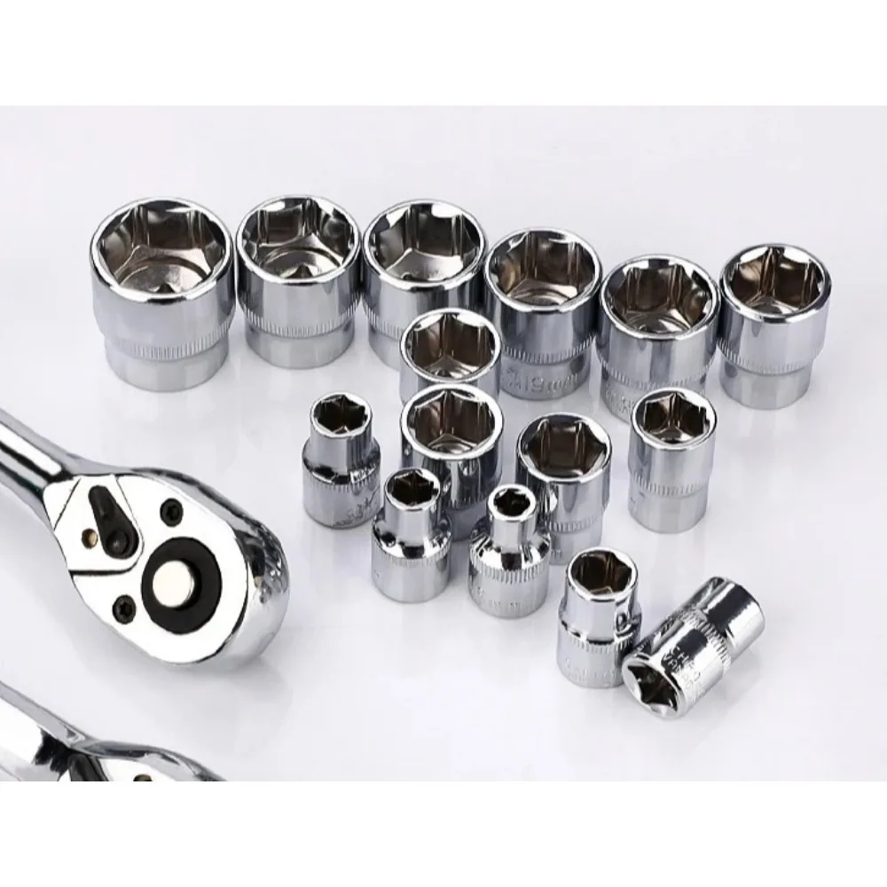 Douille hexagonale externe 3/8 de 6 à 24mm, outil manuel d'entretien de maison/travail, outils de réparation automobile