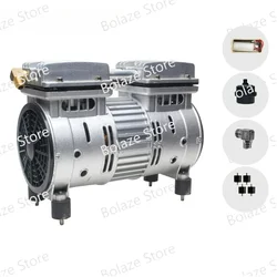 220V 550W Copper Wire Oil-Free Silent Air Pump Air Compressor Head Small Air Pump Head Motor  1380RPM 40L/MIN