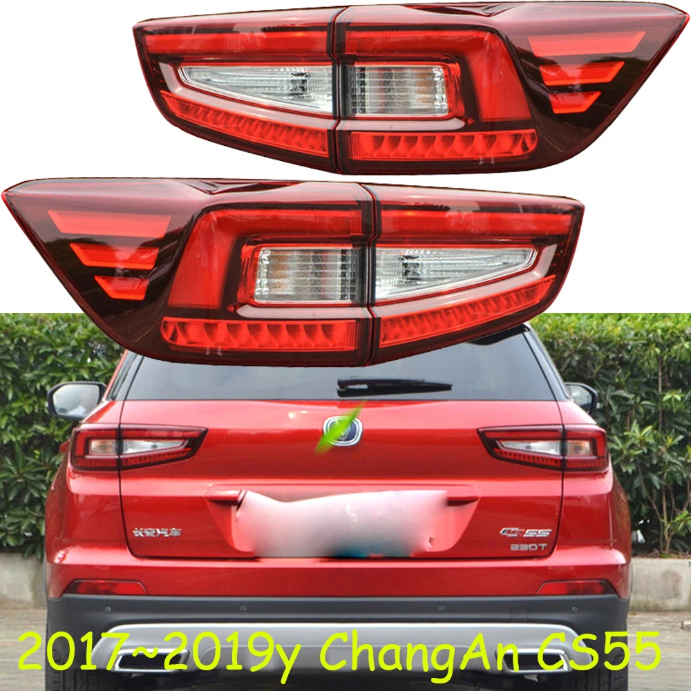 1pcs 2017~2019year Tail Light For ChangAn CS55 Taillight Car Accessories Taillamp For Chang An CS55 Fog Light