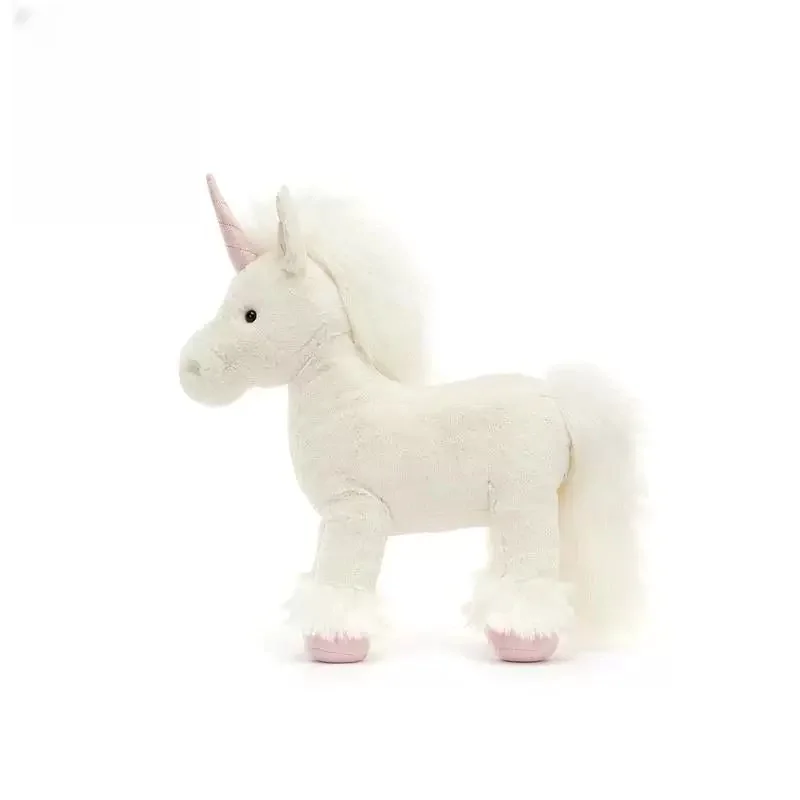 

Мягкая игрушка-единорог Jellycat Isadora (Великобритания), уютная кукла для детей, подарок на Рождество и день рождения
