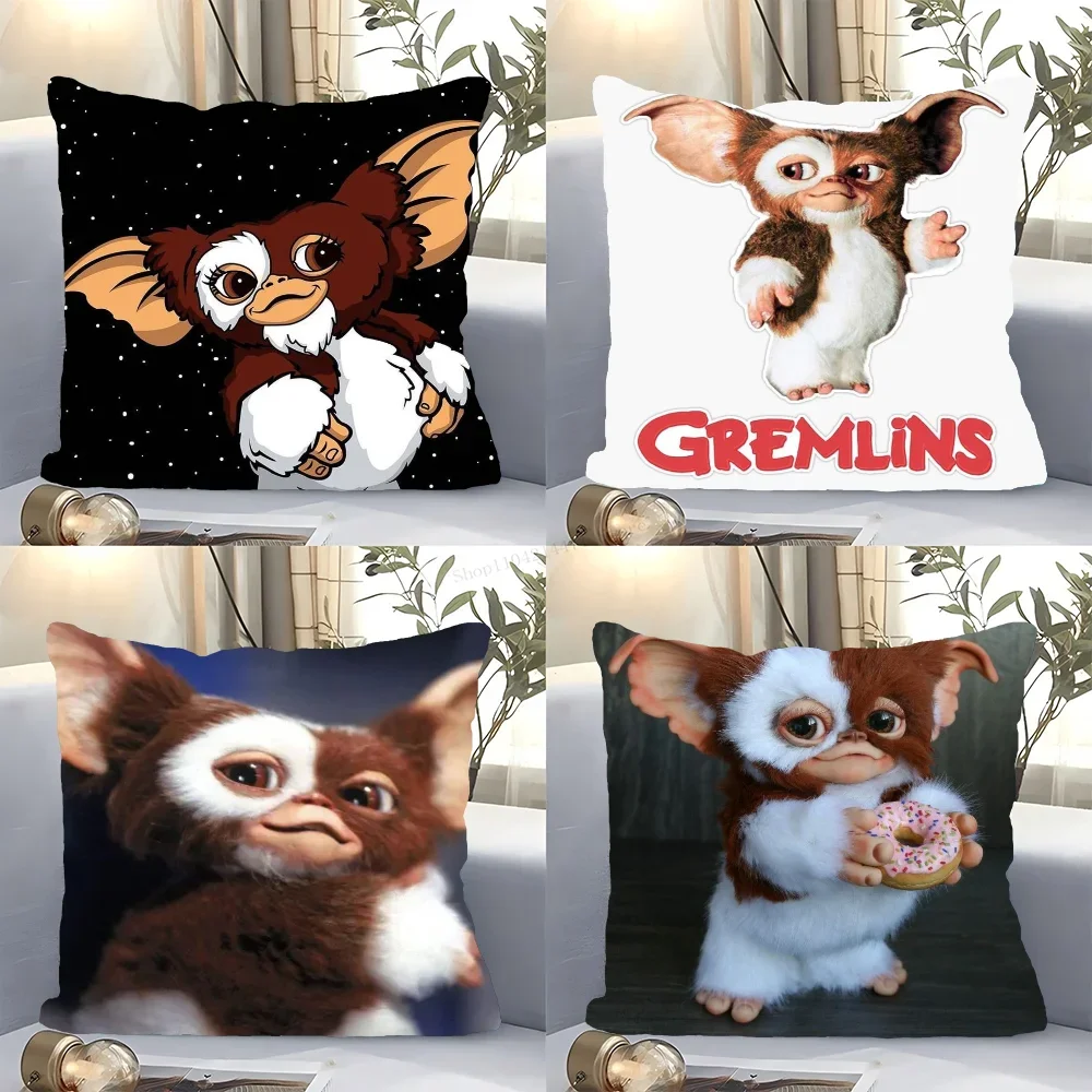 1pc Gremlins Movie Pillow Case Square Bedroom Sofa Leisure Comfort Cushion Car Living Room Home Decoration