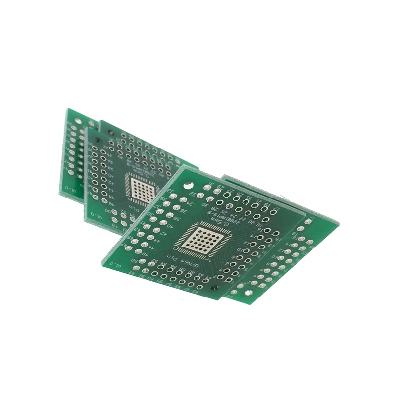 Patch QFN para adaptador de espaçamento de pinos em linha, 0,5mm, aplicável a 100PCs, QFN56 QFN64