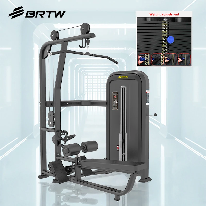 Equipo comercial de la fuerza de la aptitud del gimnasio del culturismo Multi Gym Lat Pulldown/máquina de fila baja