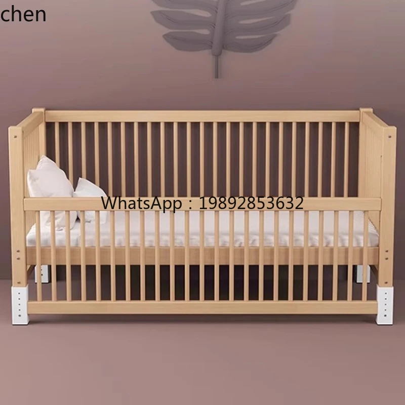 beech splicing bed widened seamless flat bed liftable guardrail
