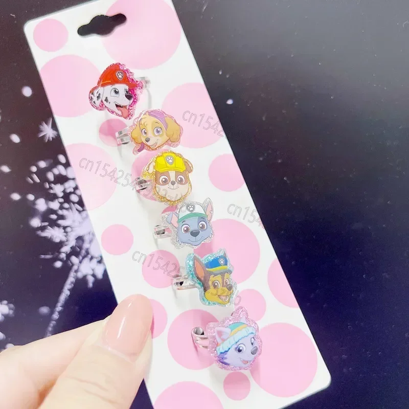 Paw Patrol Hairpins Cartoon Puppy Team Hairs Clip Kawaii Skye Everest Headdress Bangs Clips Accessories Birthday Children‘s Gift