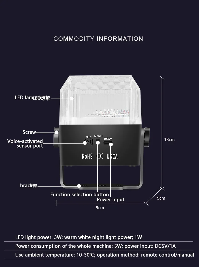 المحمولة التحكم عن بعد LED ضوء المرحلة KTV الأسرة جو كشاف ضوئي أضواء الليزر فلاش لشريط حفل زفاف عيد الميلاد