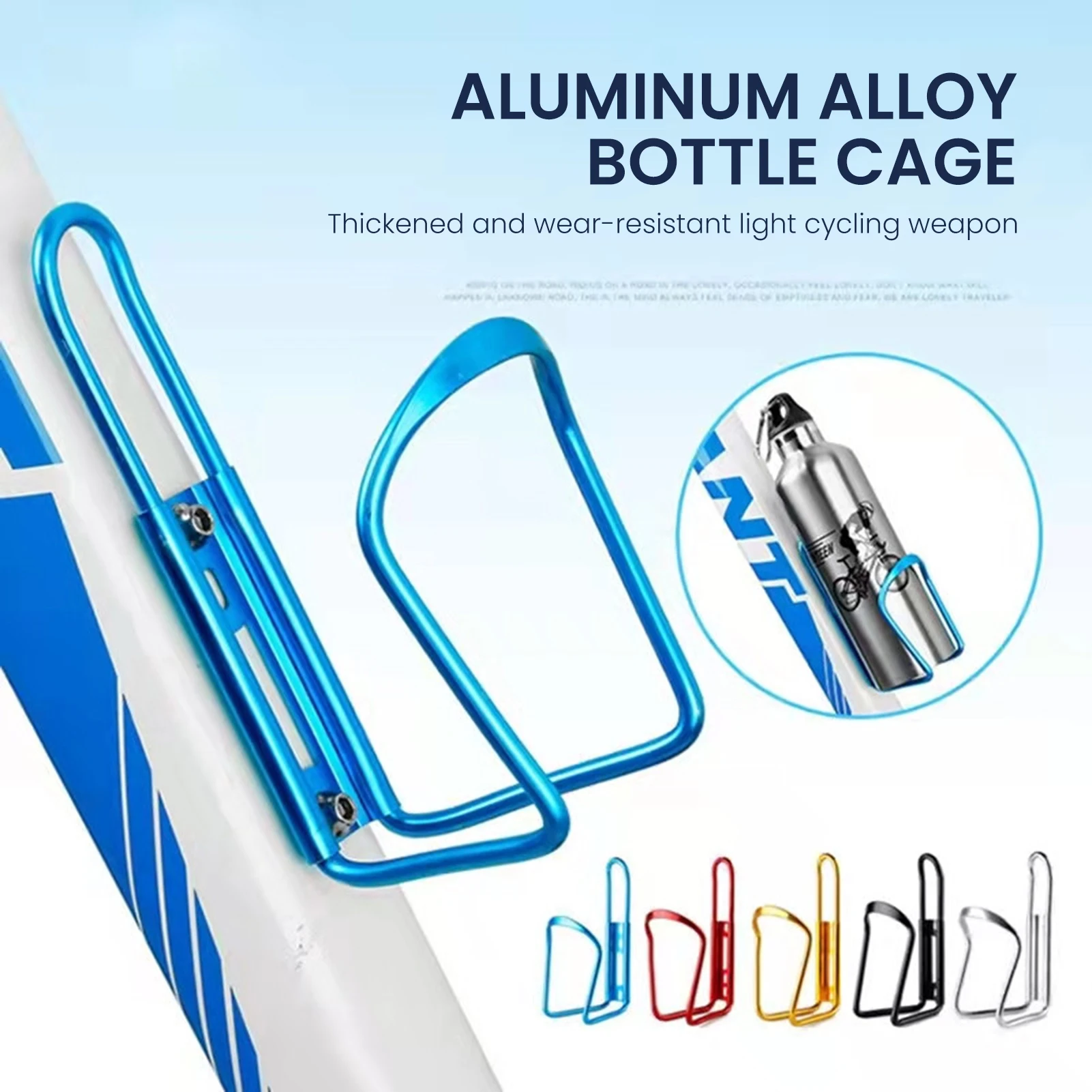 

Bicycle Water Bottle Rack Ultralight Aluminum Alloy Bottle Holder Universal MTB Road Bike Water Kettle Bracket Cycling Accessory