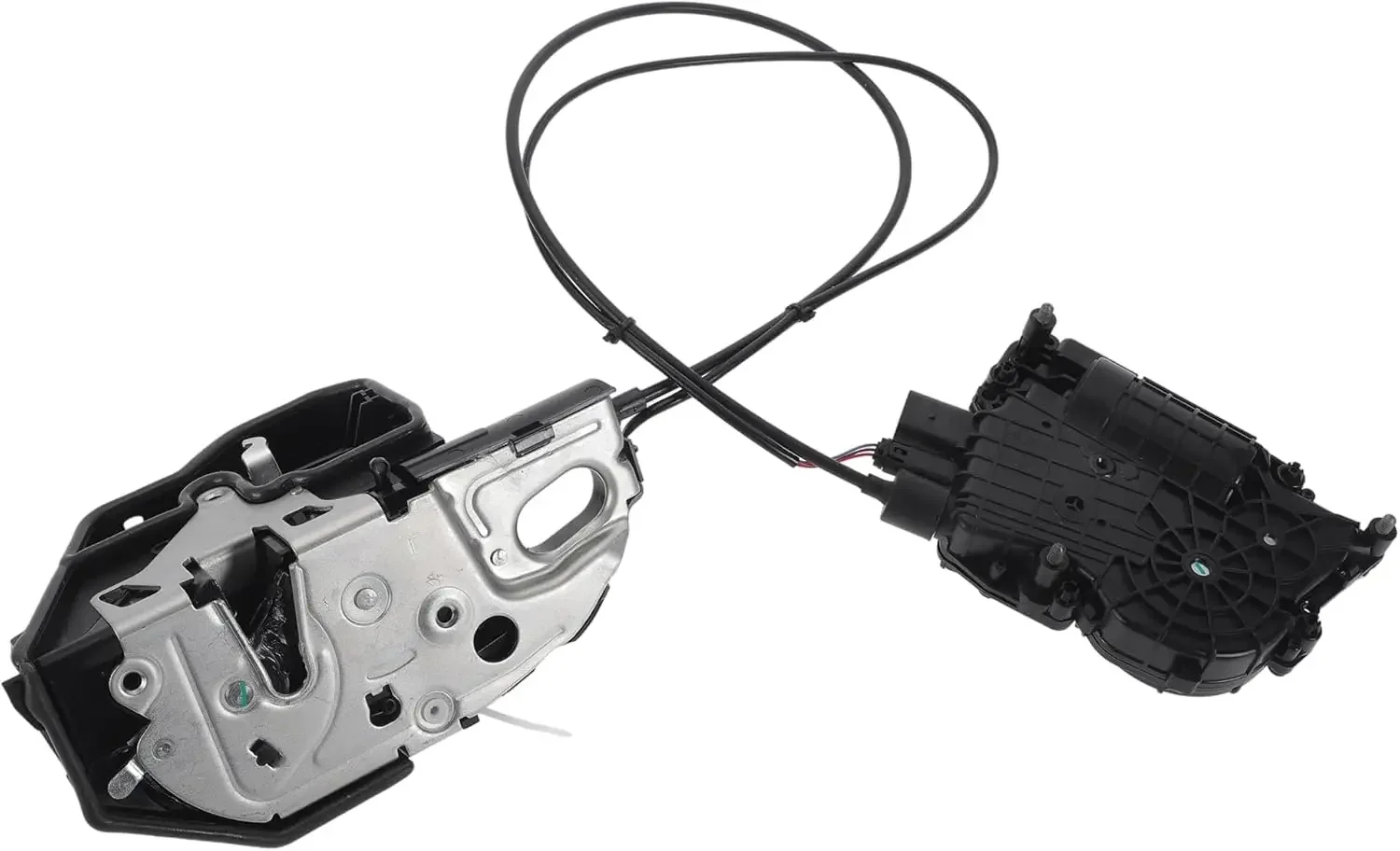 Left Driver Side Power Door Lock Actuator Motor with Cable for BMW Drive Door Latch Actuator Assembly Replace 51227149447 Black