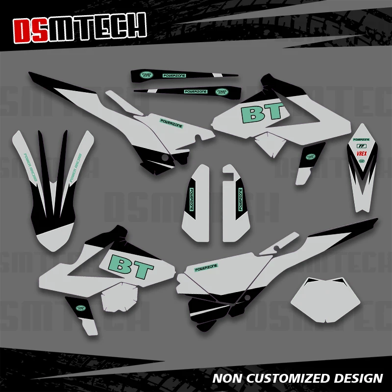

DSMTECH полная графика наклейки мотоцикл фон на заказ для BETA RR 125 250 300 430 2018 2019 003