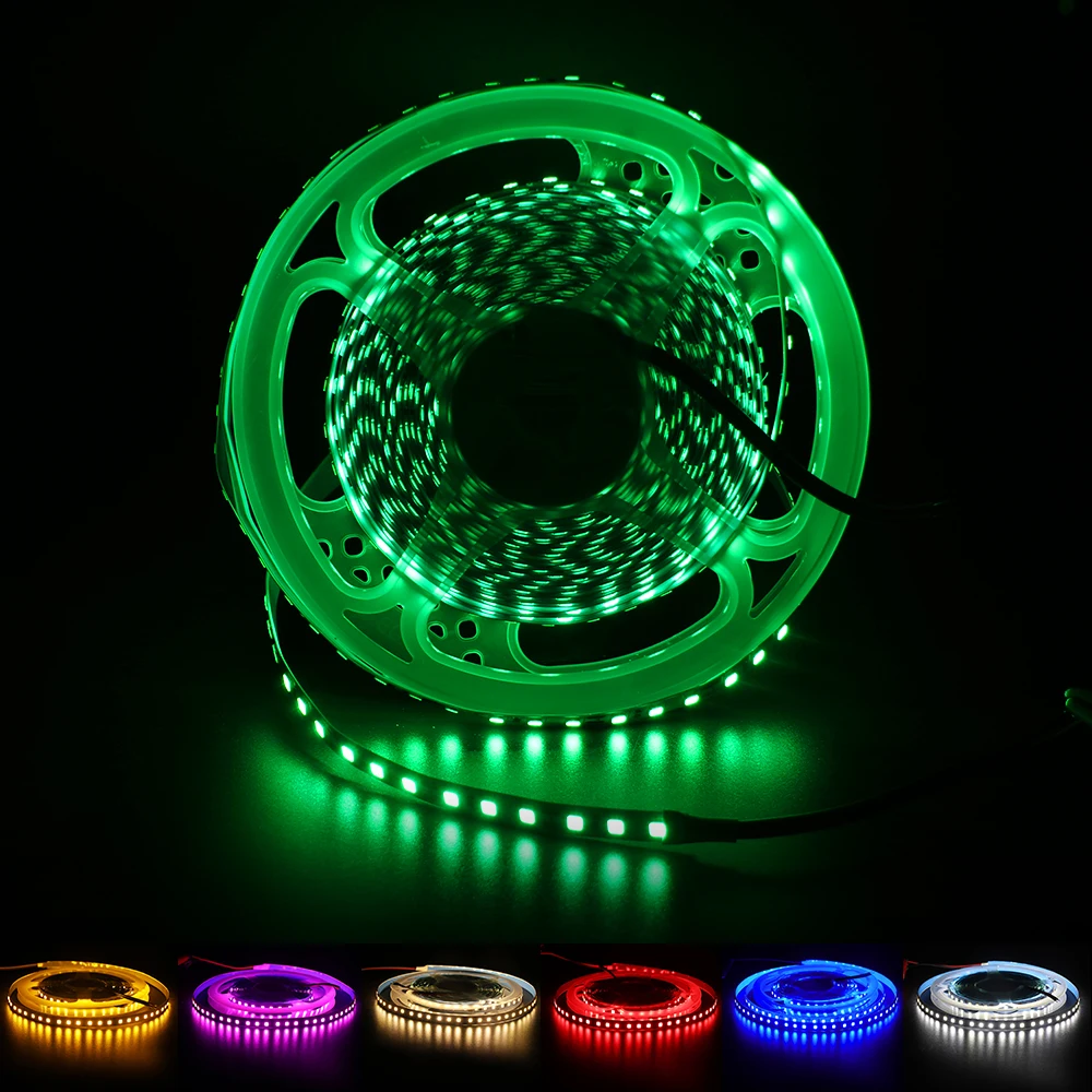 5M LED Lights Strip 12V 2835 SMD RGB LED Tape 60LEDs/m 120LEDs/m LED Strip Waterproof 10M 20M White Warm White Luces Led Rope