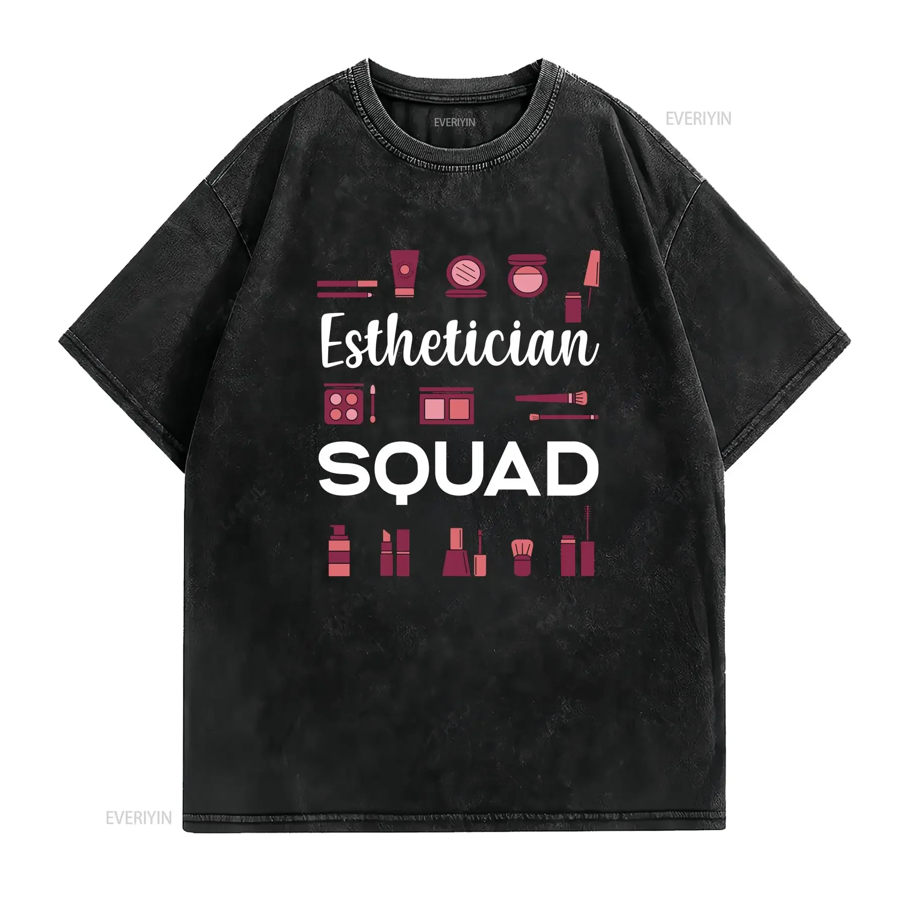 Esthetician Squad T Shirt For Estheticians Skin Care Professional Cosmetologists Design Facial Specialist Beautician vintage