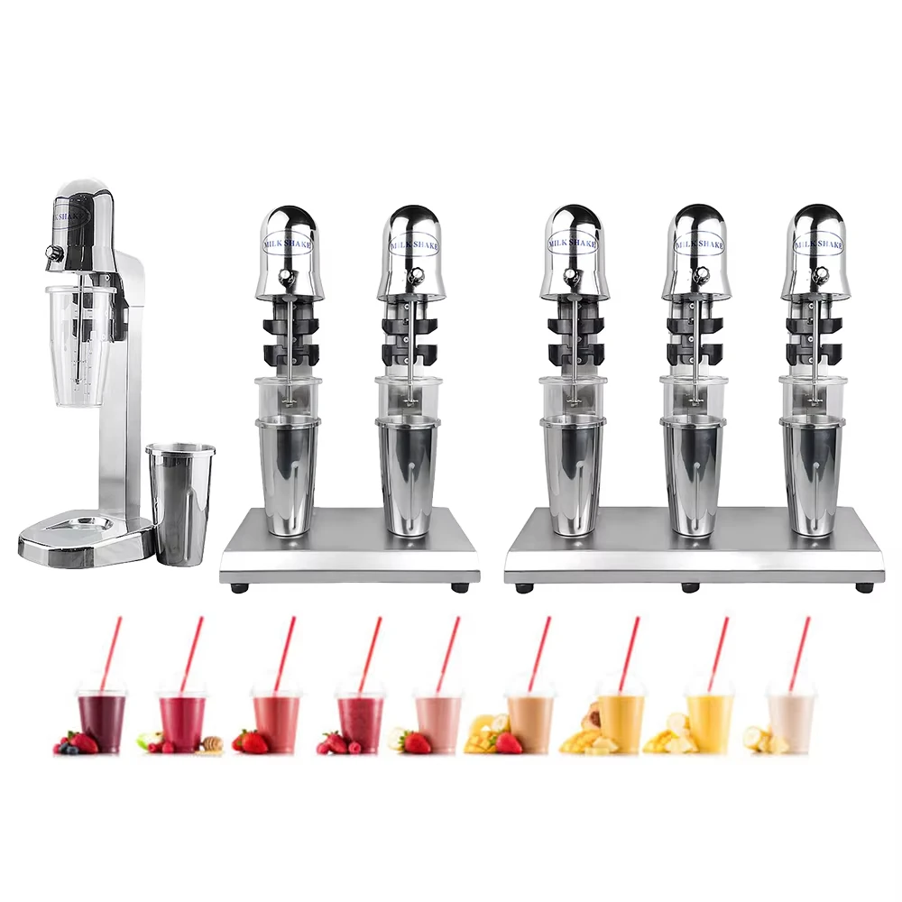 STLW JW ITOP Best Price 840W Maquina De Milk-shake Shaker Machine Bubble Tea  304+Pc Three Large Cup  Milkshakes Maker